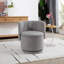 Fauteuil pivotant à 360 degrés avec espace de rangement, convenant à la chambre à coucher et au salon-2018462521