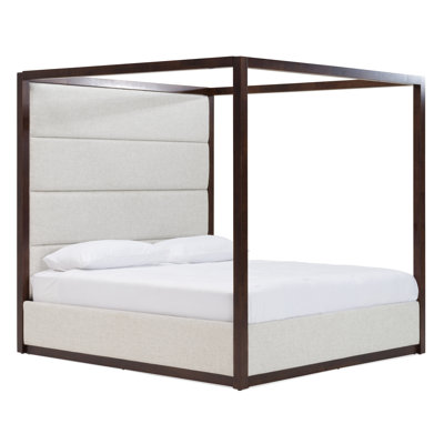 Langley Tufted Canopy Bed