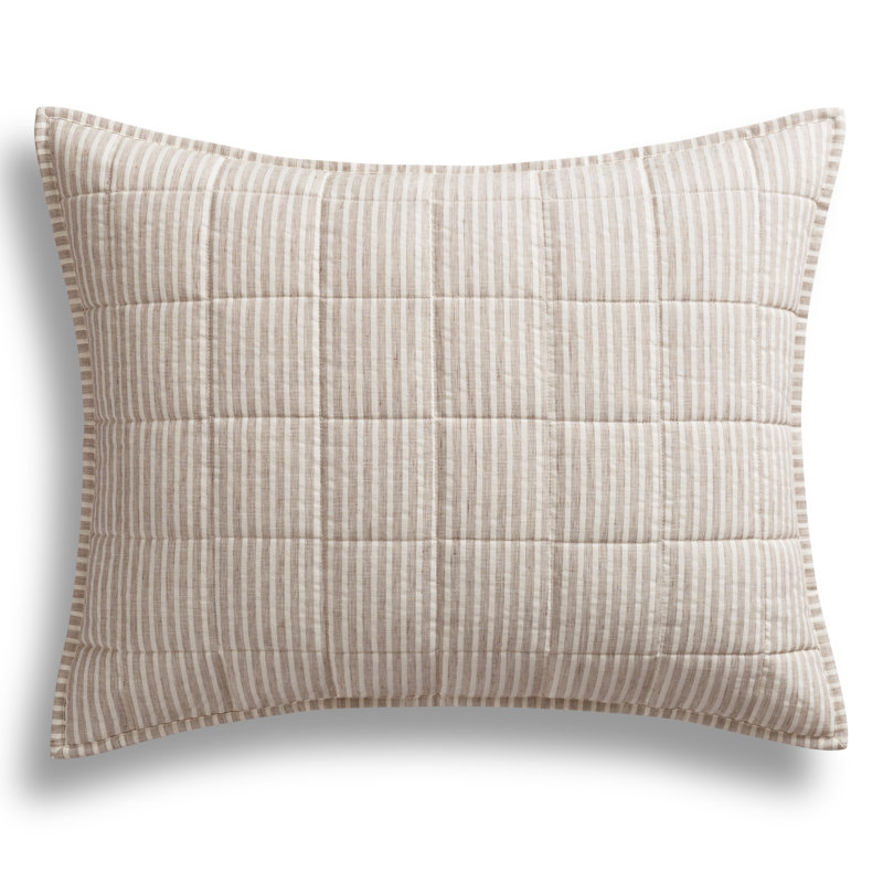 Canfield Quilt Set, Queen Quilt + 2 Queen Shams, Tomato