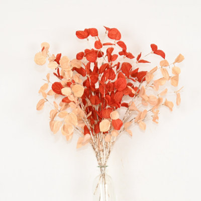 Arrangement floral de fleurs d'eucalyptus artificiel de 22 po pour remplissage de vase, branches de feuillage à longue tige pour centre de table de salle à manger, décoration de fête de l'Action de grâce