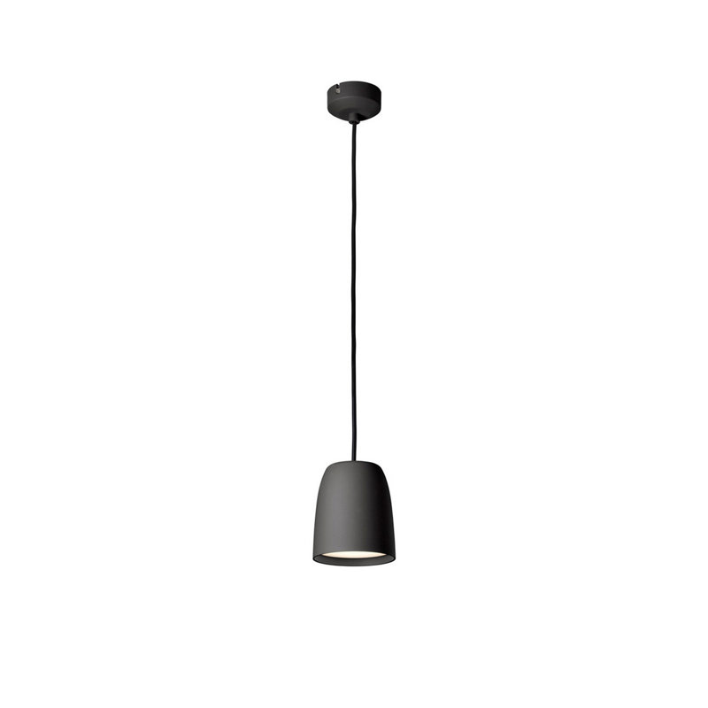 Textured Black Mini LED Pendant Light