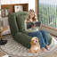 Canapé-lit réglable réglable pour adultes et animaux de compagnie, fauteuil inclinable à 5 positions avec coussins moelleux, parfait pour la chambre à coucher et le salon-787560812