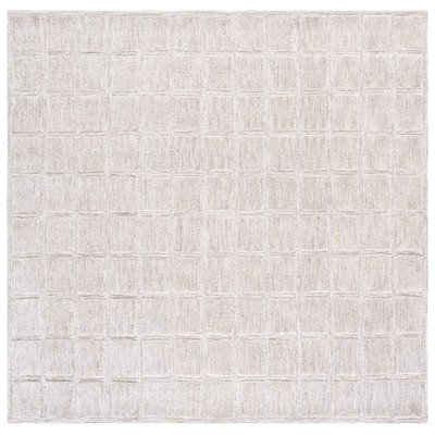 Tapis de couleur unie en coton tissé à la main Genres