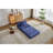 Compression Sofa,Convertible Floor Sofa Bed With Fixed-Shape Frame,Single Seater Boneless Modular Sectional Sofa,No Assembly Required,Chenille Fabric,For Living Room Bedroom,Dark Blue-619372447