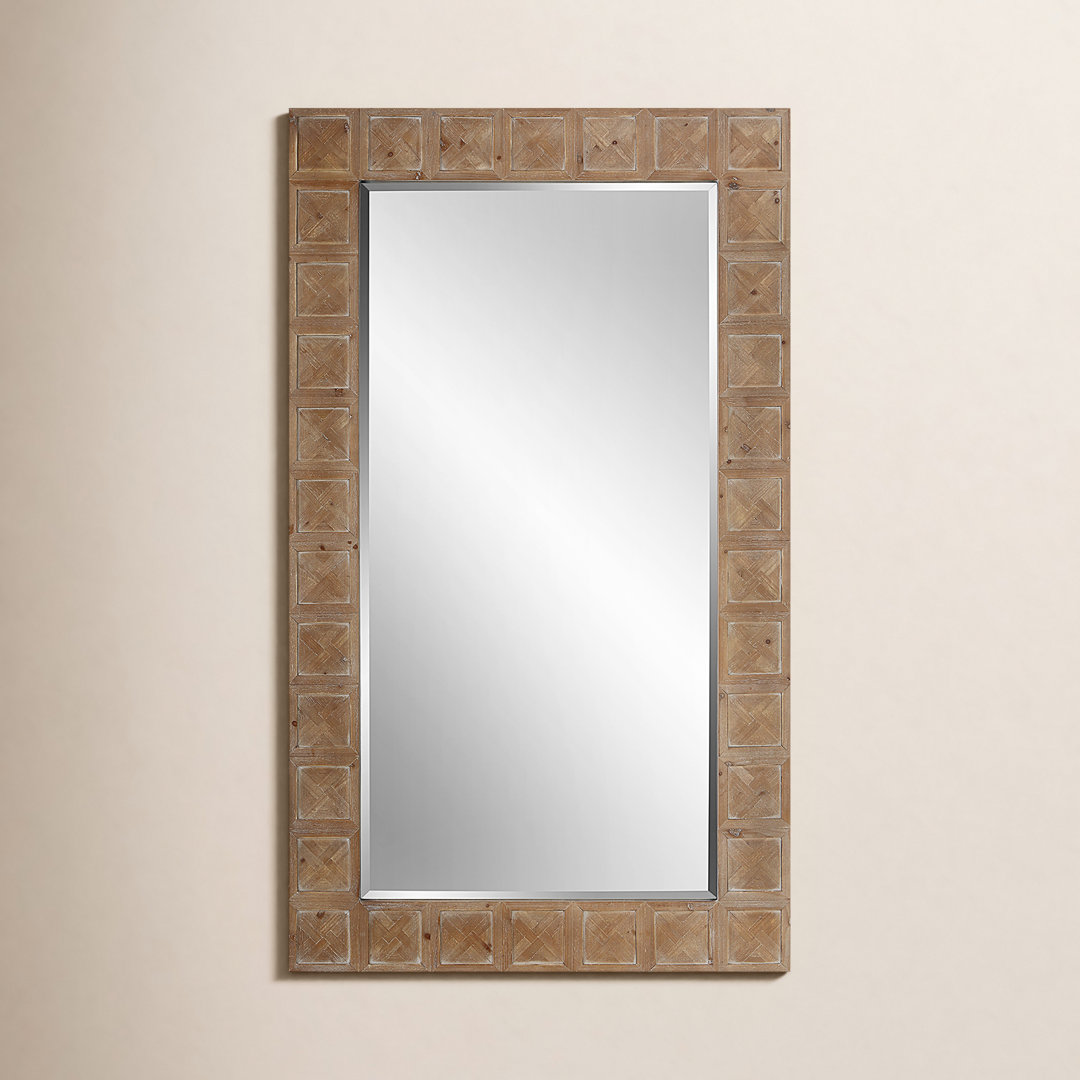 Wood Rectangle Wall Mirror Birch Lane™