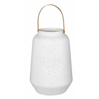 Poetry Lantern with Brass Handle