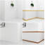 Plinthe de 90,5 pouces en mousse autoadhésive, plinthe d'angle pour décorations murales, plafonds et décorations pour la maison-124922301