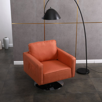 Fauteuil club pivotant 30,5 pouces Deysia
