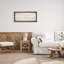 "You Are Home Now Weathered Chic Brown Grain", art mural sur toile flottante par Daphne Polselli-608684448-608684450