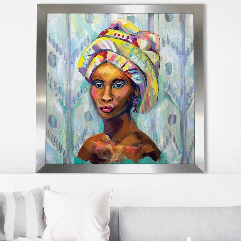 Grand - peinture, H 37,5 po x l 37,5 po x P 1 po, Encadrement argenté