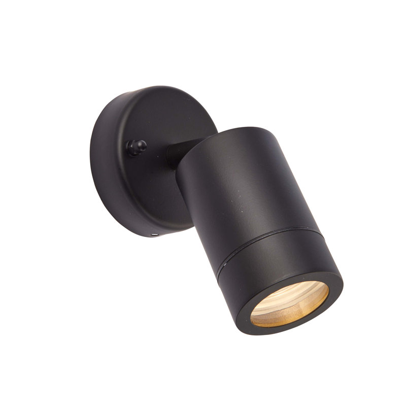 Metcalfe 14.8cm H Outdoor Armed Sconce, Black