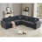 Oversized Modular Sectional Sofa Set, L Shaped Couch With Corduroy Upholstery And Deep Seating For Comfortable Living-1792286944