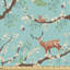 Russel Bird and Sika Deer Fabric