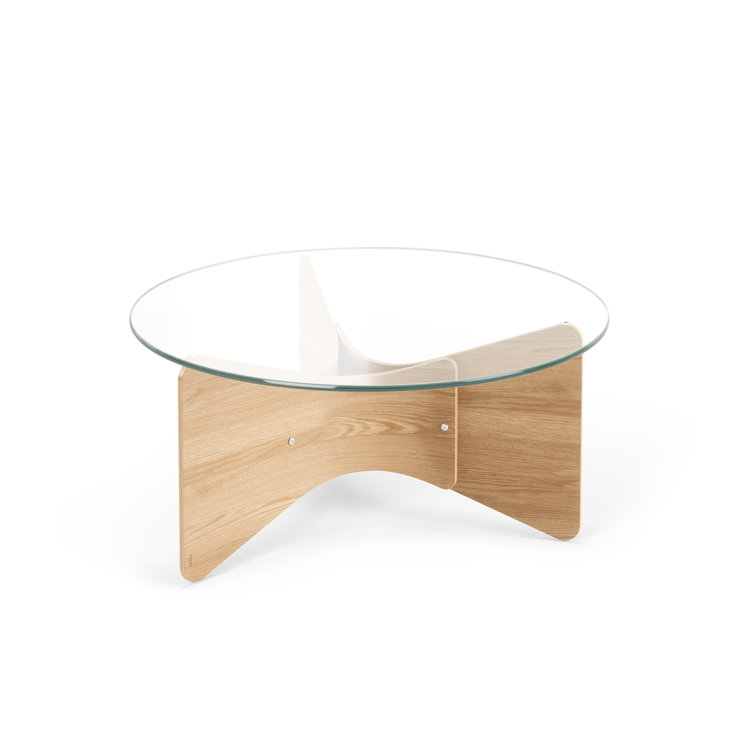 Oval Coffee Table Solid Wood Coffee Table White Oak Low Table Minimalistic  Design Japandi Concept MA COFFEE TABLE -  Canada