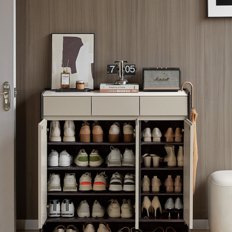 American style luxury storage shoe cabinet