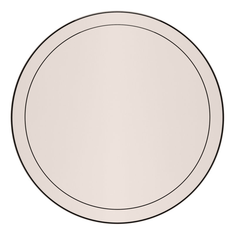 5055 Knob with 5046 Rose, Passage, in Lifetime (PVD) Polished Nickel