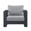 Fauteuil d'extérieur en aluminium 37,40 po Hoyt-1687941096-1709293249