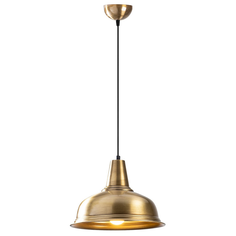 Luminaire suspendu en forme de dôme à 1 lumière Excalibur