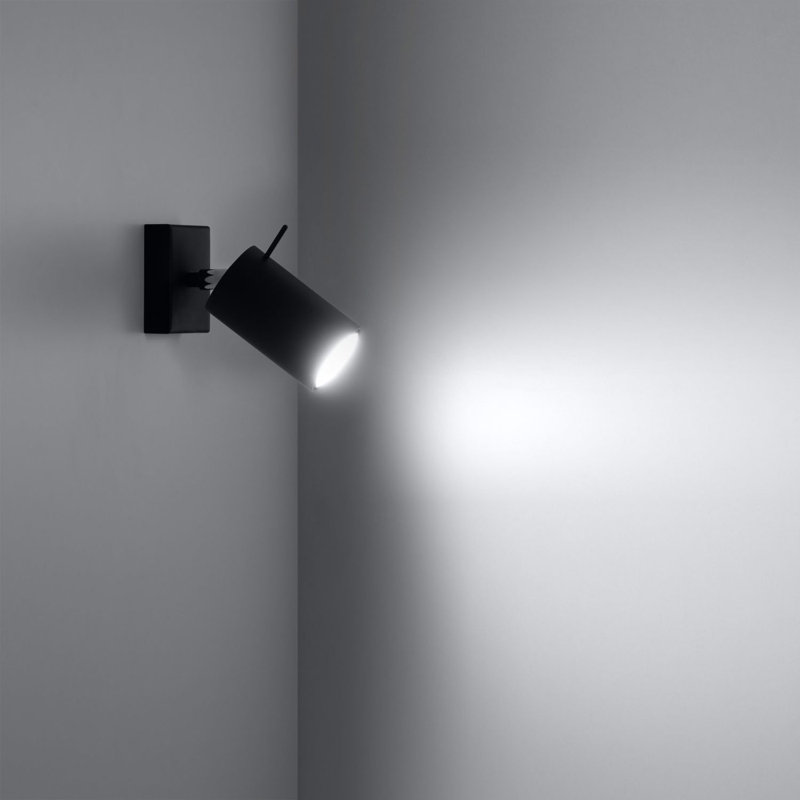 Lejon Wall Sconce, 10" H x 8" W x 15"D , Black, 60
