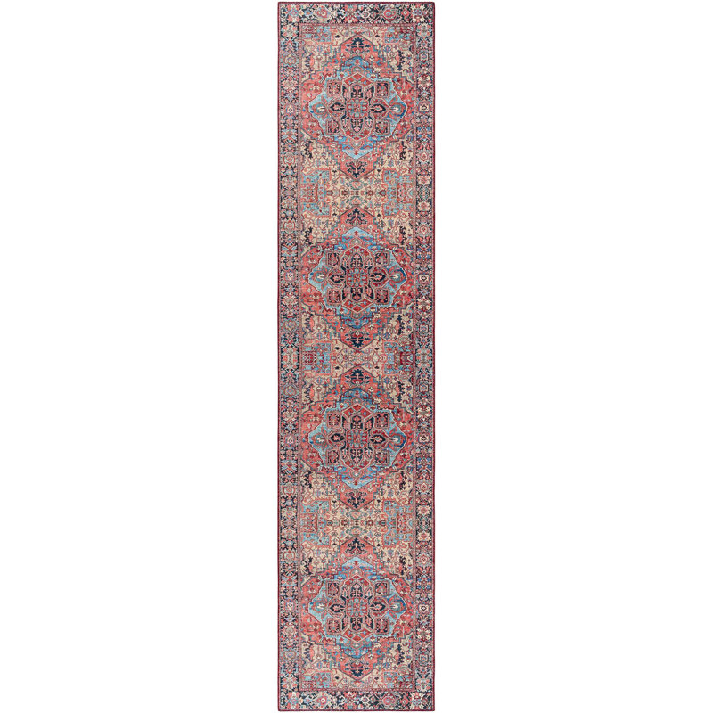 Longino Oriental Indoor Rug, Runner 2'7" x 12'