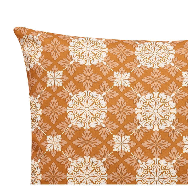 Buntingford Geometric Outdoor Throw Pillow, Yellow