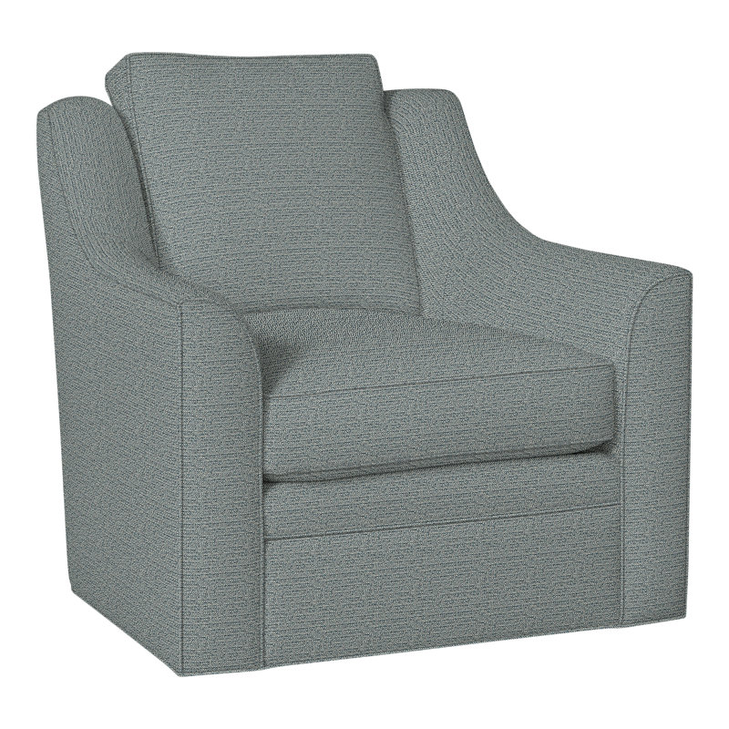 Fauteuil pivotant American Bungalow Nicholas, Cobalt Tuck