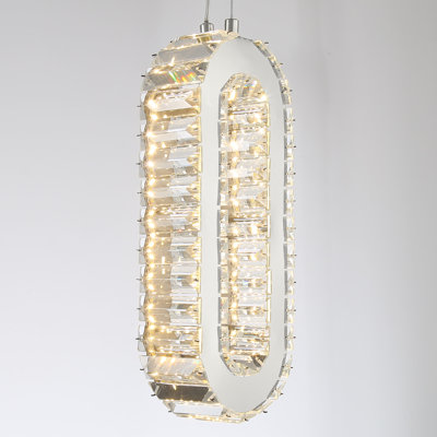 Lustre moderne suspendu à DEL