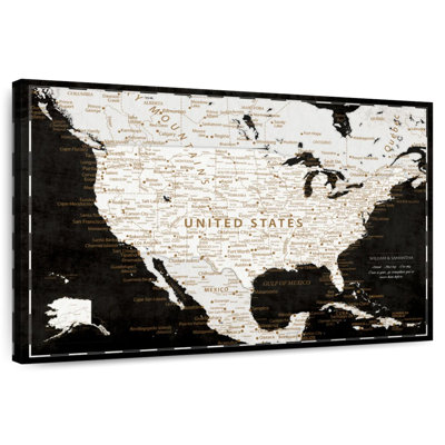 Épinglette personnalisée sur fond noir Ameere USA