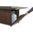 Kenwood Rectangle Polyresin Smokeless Fire Pit Table with Hidden Fuel Tank