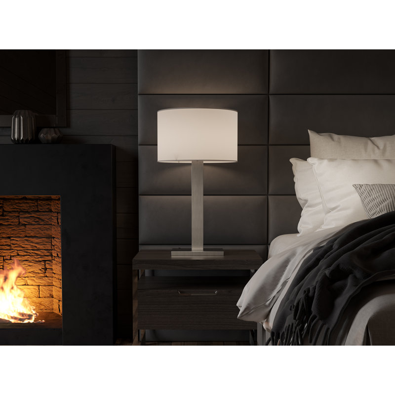 L'Anse Metal Table Lamp, Silver
