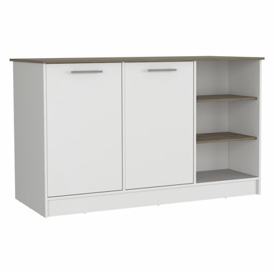Versatile Kitchen Island with Abundant Storage and Stylish Design for Enhanced Cooking Experience