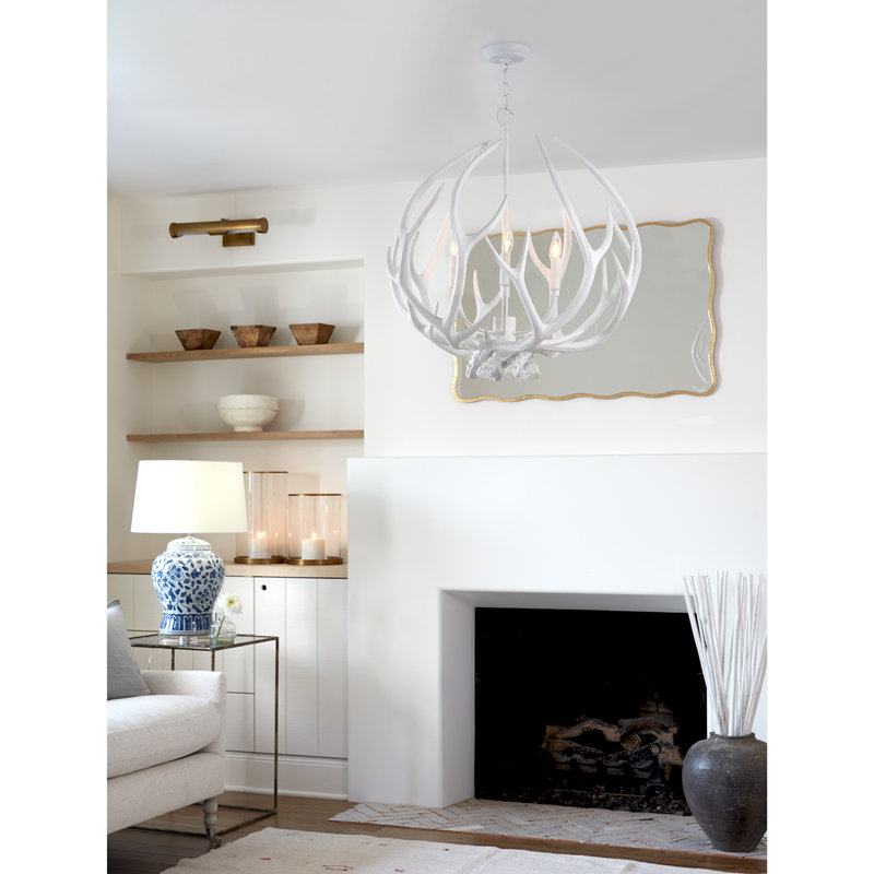 Natural Brass and Glass Hurricane Candle Lantern