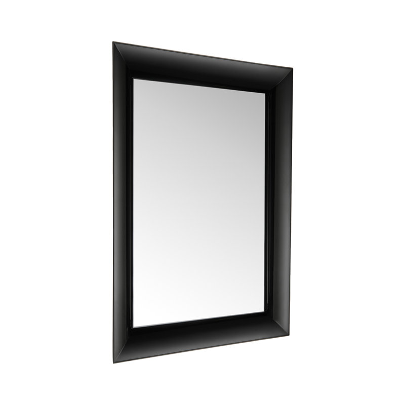 Ghost Flat Wall Mirror, 31" x 25.59", Black