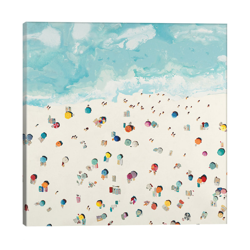 Beach Days by Randy Hibberd - Wrapped Canvas Gallery-Wrapped Canvas Giclée, 66.04 cm H x 66.04 cm W x 3.175 cm D