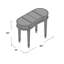 Constance Mirrored Vanity Table