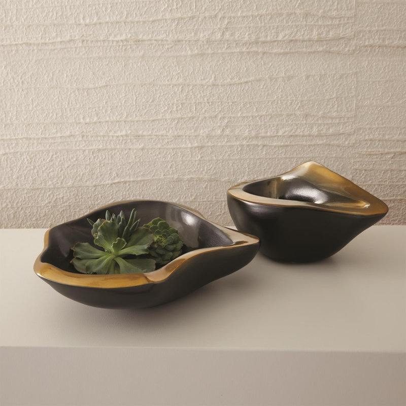 Formation Bowl-Black/Gold-Lg
