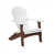 White with Chocolate Brown selected