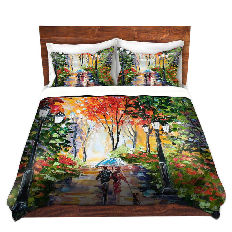 Ensemble de housse de couette marching the dog, 1 housse simple + 1 taie standard