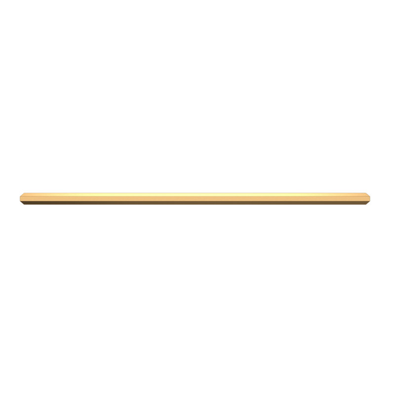 4415 Bevel Appliance Pull, 18" CTC, Satin Brass