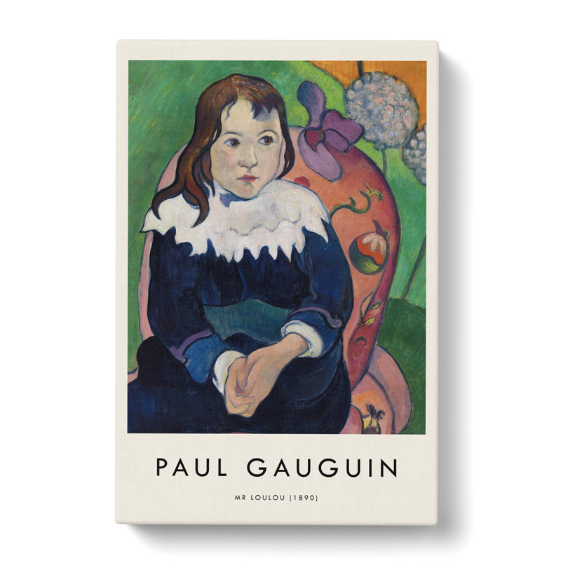 Portrait of a Child Print by Paul Gauguin - Wrapped Canvas, 76cm H x 50cm W x 3cm D