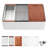 30"L x 20"W Ceramic Workstation Kitchen Sink Single Basin Farmhouse Apron Sink with Bottom Grid-125018724-125018726