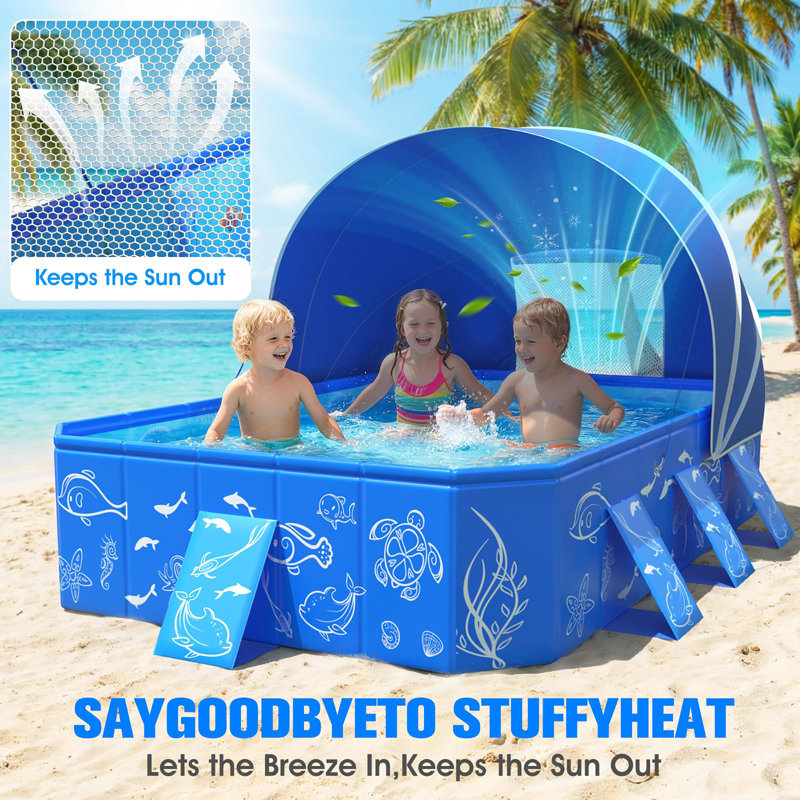 Kiddie Pool with Canopy