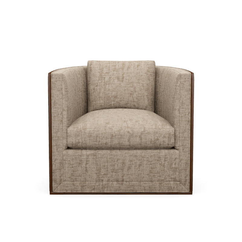 Chaise d'appoint Brett, Expresso, Churchill Driftwood (tissu performance) 6137-92
