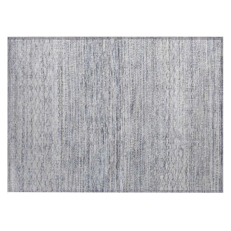 Machine Washable Indoor/Outdoor Colman ACN2150 Striped Rug, Rectangle 1'8" x 2'6"