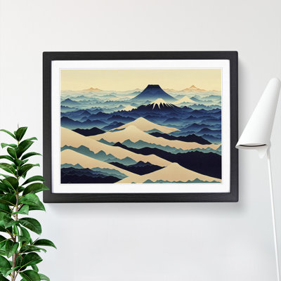 Resplendent Japanese Mountains - Single Picture Frame Painting