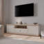 Pontypool Wide TV Unit with 2 Doors, Drawer & Open Shelf-127674493