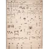 Best Modern Moroccan One-of-a-Kind Rectangle 14'6" X 19'2" Area Rug