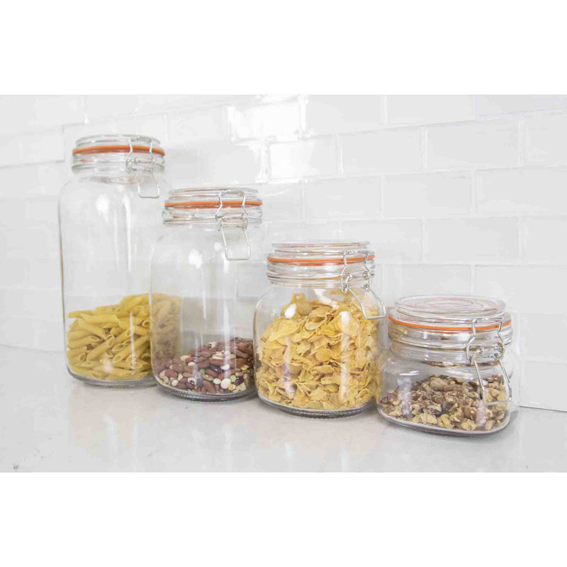 Glass Canister - Set of 4
