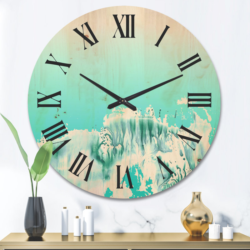 Horloge murale Auquamarine, Très grand