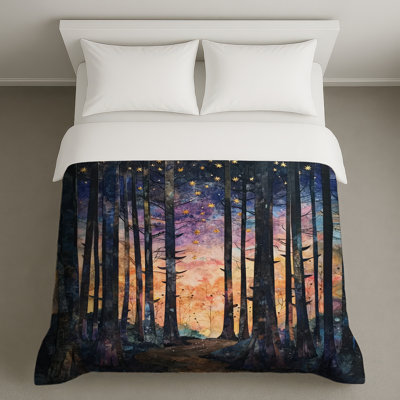 Forest Path Stars Duvet Covers